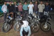 पोलीस स्टेशन अवधुतवाडी हददीतील 05 मोटार सायकल जप्त करुन 04 मोटार सायकल चोरीचे गुन्हे उघड करुन स्थानिक गुन्हे शाखा यवतमाळ यांची कारवाई.