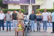 पुसद शहर डी.बी.पथकाची प्रशंसनीय कामगीरी गांजा अमली पदार्थ व मोटर सायकलसह 1 लाख 10 हजार रुपयाचा मुदेमाल जप्त