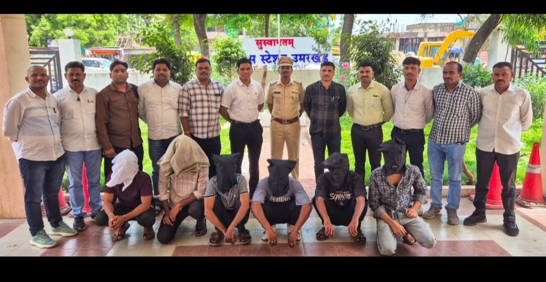 पोलीस स्टेशन उमरेखड हददीत खुनाचा प्रयत्न करून फरार आसलेल्या एकूण 08 आरोपींना केले अटक, स्थानिक गुन्हे शाखा यवतमाळ व पोलीस स्टेशन उमरखेड यांची संयुक्तीक कारवाई.