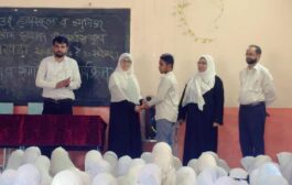 गुलाम नबी आझाद उर्दू हायस्कूल पुसद मध्ये स्वच्छता पंधरवडा अंतर्गत बक्षीस वितरण व समारोपीय कार्यक्रम .