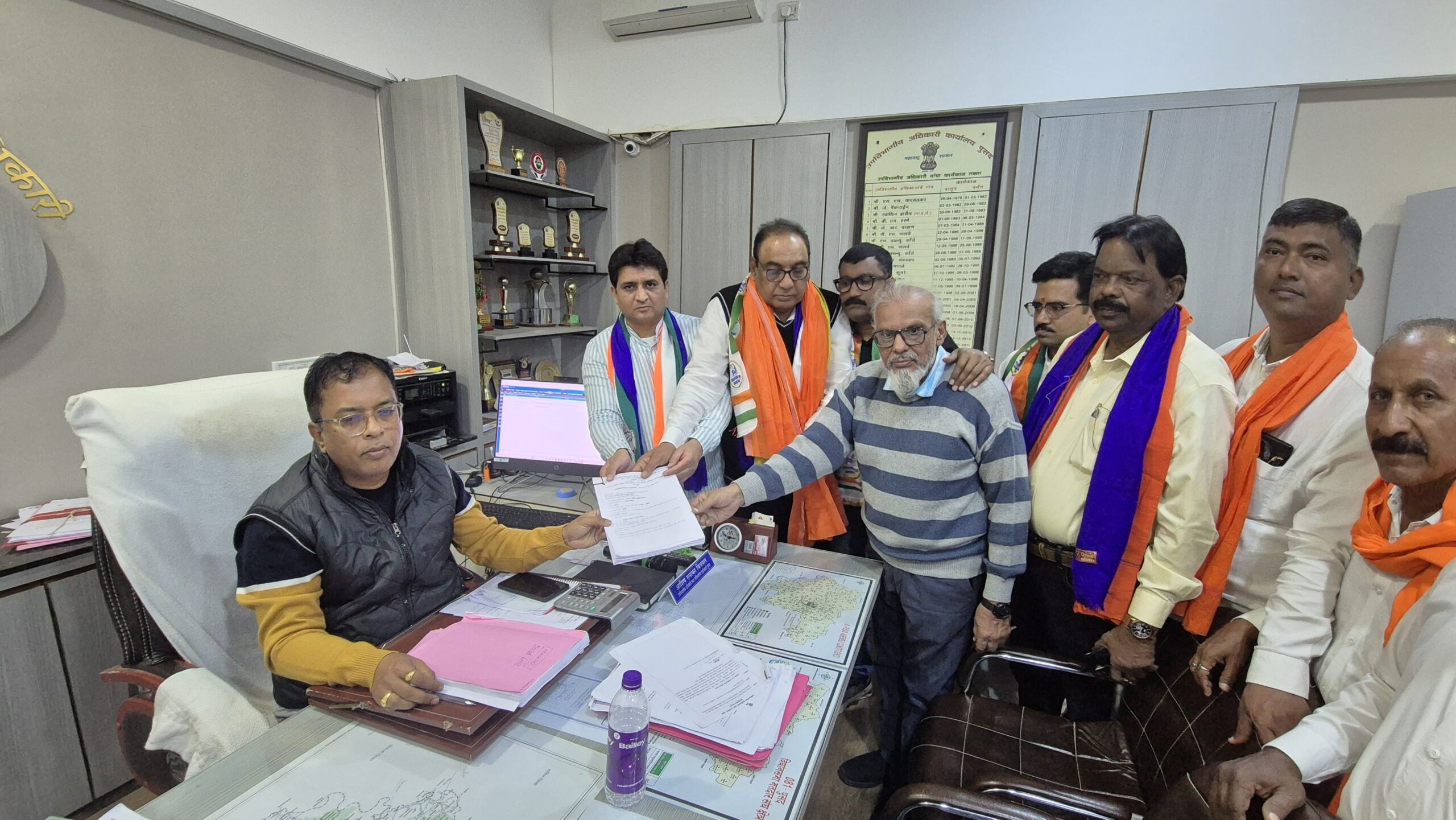 डॉ. मोहमद नदीम यांचा उमेदवार अर्ज दाखल