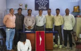 पोलीस स्टेशन वसंतनगर हद्यीतील मधूकरनगर मध्ये लोखंडी मुठ असलेला सुरा घेवून दहशत निर्माण करणा-या इसमांवर गुन्हा दाखलस्थानिक गुन्हे शाखा यवतमाळ याचि कारवाई